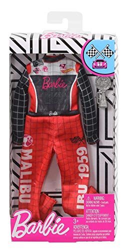 Barbie Clothing - Mono de piloto de Carreras de muñecas Career Outfit con Trofeo