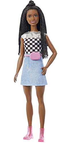 Barbie Dreamhouse Adventures Brooklyn Muñeca afroamericana con ropa y accesorios de moda de juguete, regalo para niñas y niños +3 años (Mattel GXT04)