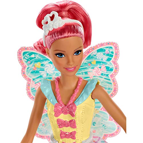 Barbie Dreamtopia - Muñeca Hada rosa con accesorios (Mattel FXT03)