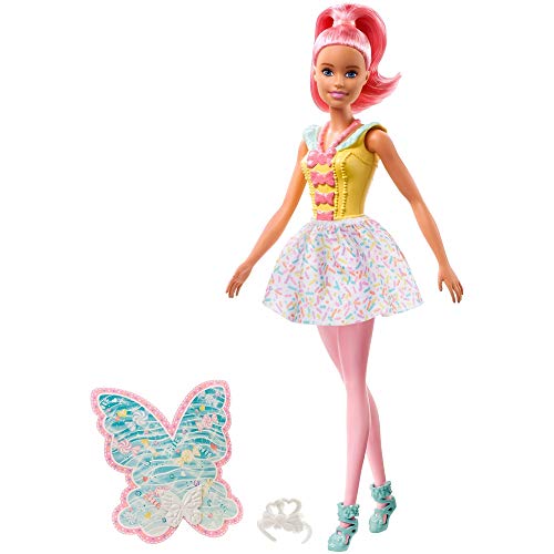 Barbie Dreamtopia - Muñeca Hada rosa con accesorios (Mattel FXT03)