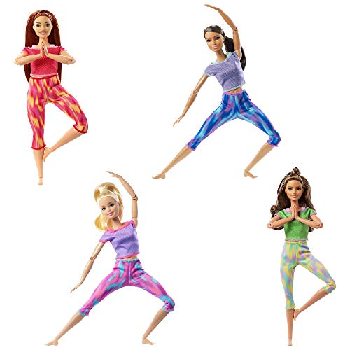 Barbie- Endless Moves Doll Assortment muñeca Movimiento sin límites30cm, Multicolor (Mattel FTG80) , color/modelo surtido