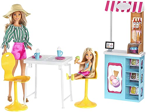 Barbie Heladería con muñeca (Mattel GBK87)