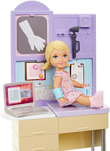 Barbie - Muñeca, Quiero ser pediatra (Mattel DKJ12)