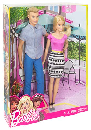 Barbie - Muñeco Ken y muñeca Barbie de paseo (Mattel DLH76)