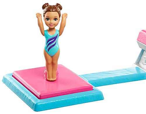 Barbie y Chelsea gimnastas acrobáticas Muñecas con accesorios (Mattel DMC37)