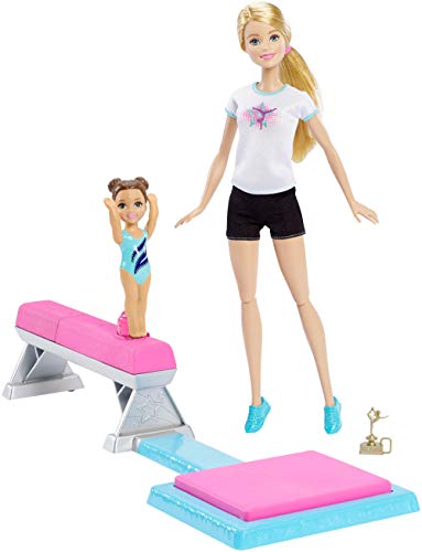 Barbie y Chelsea gimnastas acrobáticas Muñecas con accesorios (Mattel DMC37)