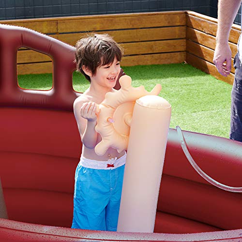 Barco Pirata Inflable para niños Teamson para jardín Infantil TK-48272R-UK / EU