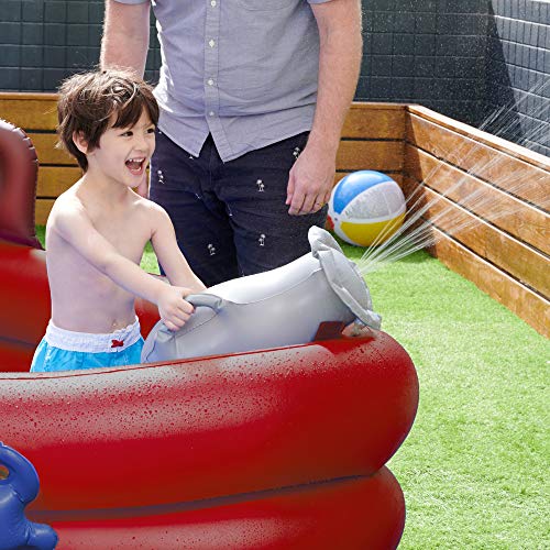 Barco Pirata Inflable para niños Teamson para jardín Infantil TK-48272R-UK / EU