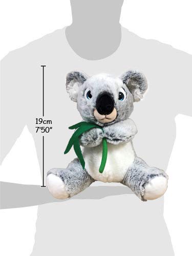 BARRADO - Peluche Koala Gris Claro - Calidad Super Soft (Ojos Azules, 7'50"/19cm)