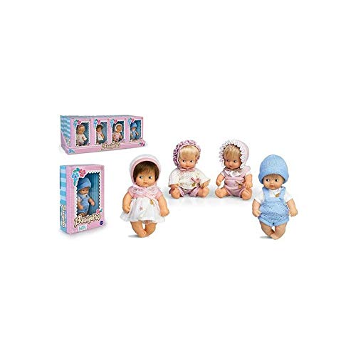 Barriguitas - Muñeca INDIVIDUAL bebé con ropita, Envío ALEATORIO entre 4 modelos distintos (Famosa 700015556)