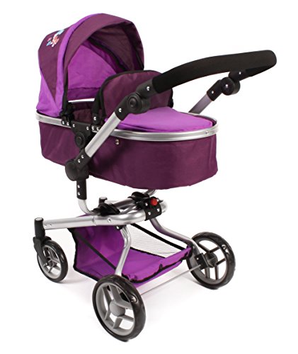 Bayer Chic 2000 593 25 – Carrito para muñecas Yolo, Color Morado