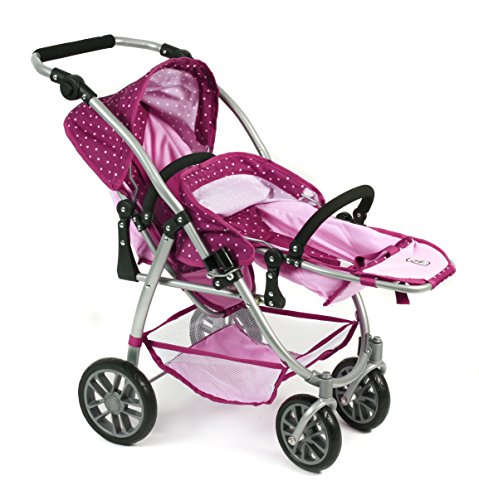 Bayer Chic 2000 689 29, Carrito para muñeca, Morado/lila, 71 x 79 x 47 cm , color/modelo surtido