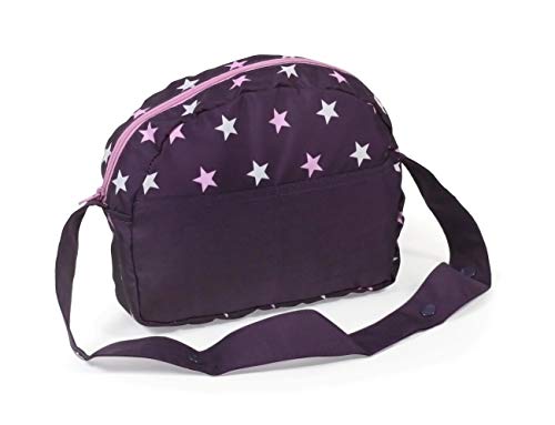 Bayer Chic 2000 853 71 - Bolso cambiador para muñecas, diseño de estrellas, color lila