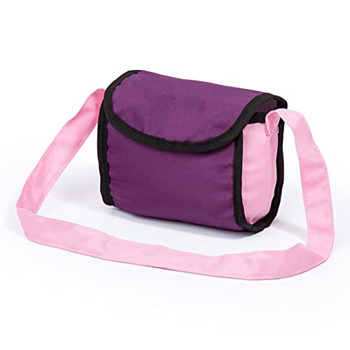 Bayer Design 13057Aa, Cochecito, Carro Muñecas Trendy, Combolsa, Ajustable, Plegable, Ciruela, Rosa, Mariposa, Color, Lila (13057)