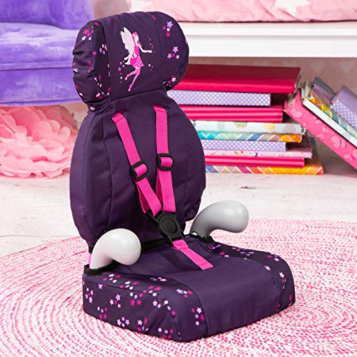 Bayer Design- Silla de Coche, Accesorios de Muñeca, Comcinturón, Moderno, Color Púrpura, Comhada y Estampado (67579Aa)