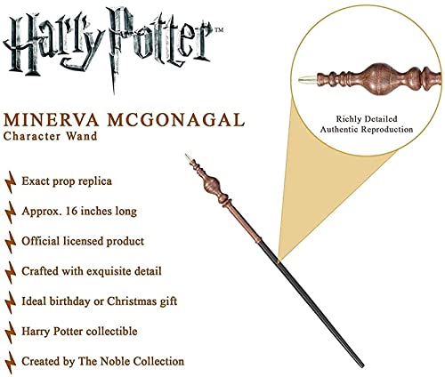 BBHH Minerva MCGONAGALL CARACTER Wand - HA-RRY PO-TTER Película Set Movie Aparts Wands