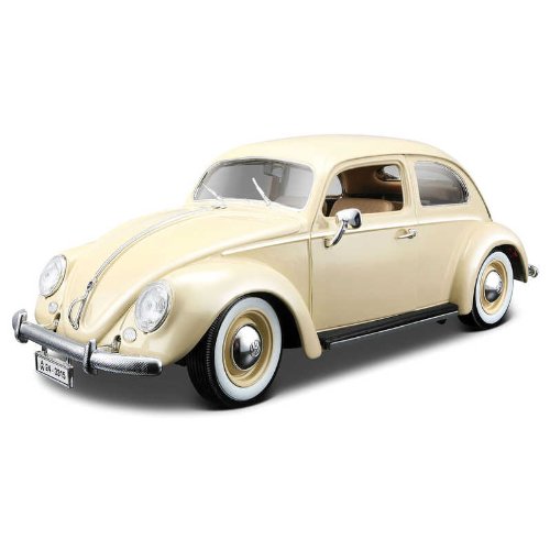 Bburago 18-12029 - Volkswagen Kafer-Beetle (1955), escala 1:18, colores surtidos