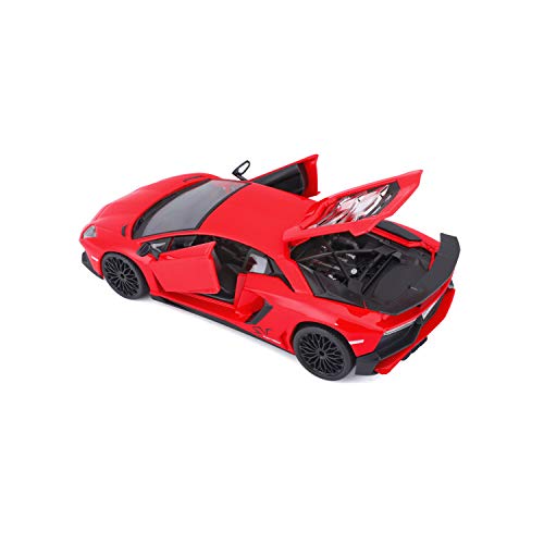 Bburago - Lamborghini Aventador, Rojo (18-21079)