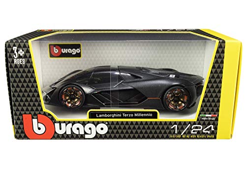 Bburago-Lamborghini Terzo Millennio 1:24 en Color Gris (18-21094GY)