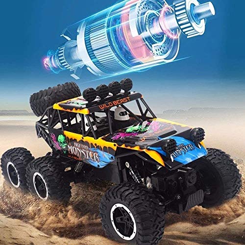 Bck Alta velocidad Racing Buggy 1/10 pies grandes 4WD Off Road Hobby RC eléctricos Fast Rock Crawler Monster Truck, 2,4 GHz de radio control del vehículo mejor juguete de regalo gigante del coche de R