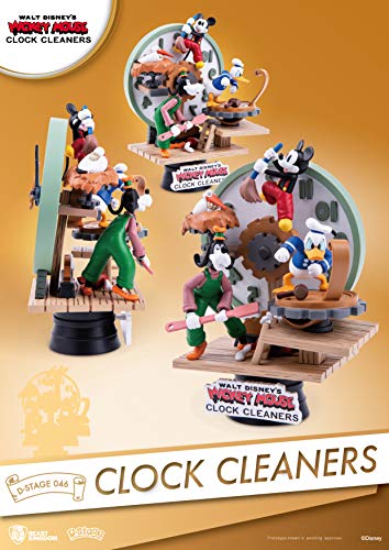 Beast Kingdom Toys Diorama Clock Cleaners 15 cm. Mickey Mouse D-Stage