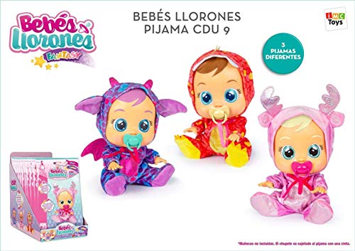 Bebés Llorones Fantasy Pijama Dinosaurio