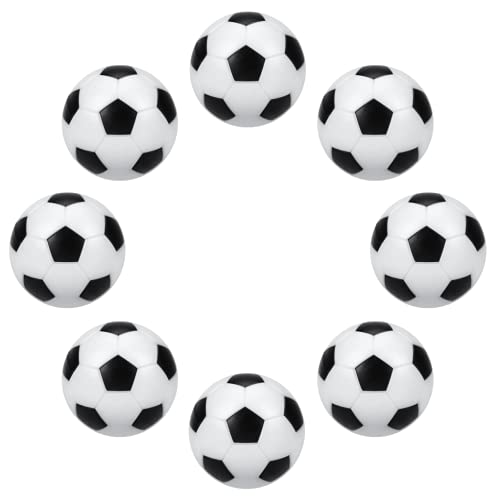 BEBUPO Pelotas de Futbolin 8 Piezas,Bolas para Futbolin de la Tabla 32mm Mini Reemplazos del Juego de Futbolín ,Accesorios Mesa del Juego del Futbolín de la Bola para Adultos y Niños