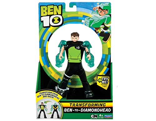 Ben 10 BEN29100 - Figura de Ben to Alien, diseño de cabeza de diamante , color/modelo surtido