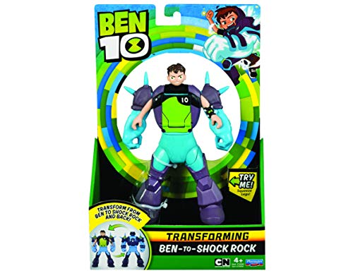 Ben 10 BEN29200 - Figura transformadora de Rock Ben to Alien