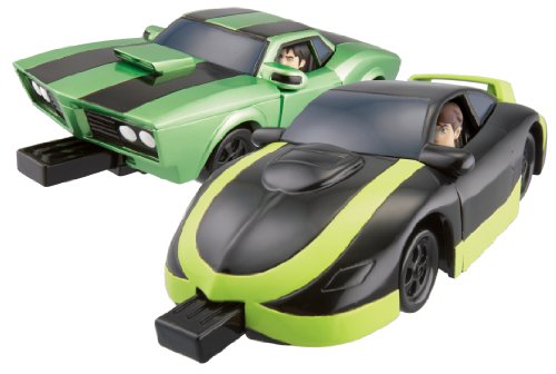 Ben 10 Ultimate Alien - Benmóvil y Coche de Kevin (Producto Bandai)