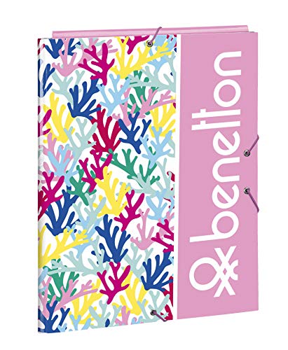 Benetton "Coralli" Oficial Carpeta Folio Oficial Con 3 Solapas 260x365mm