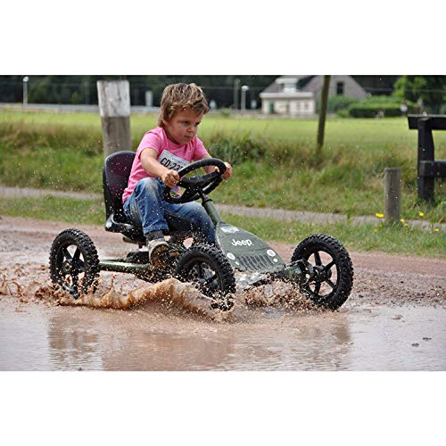 BERG Pedal Gokart Buddy Jeep Junior | Coche de Pedales, Seguro y Estabilidad, Juguete para niños Adecuado para niños de 3 a 8 años