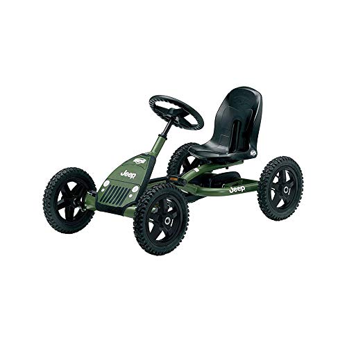 BERG Pedal Gokart Buddy Jeep Junior | Coche de Pedales, Seguro y Estabilidad, Juguete para niños Adecuado para niños de 3 a 8 años