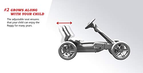 BERG Pedal Gokart Reppy Rider | Coche de Pedales, Seguro y Estabilidad, Juguete para niños Adecuado para niños de 2,5 a 6 años