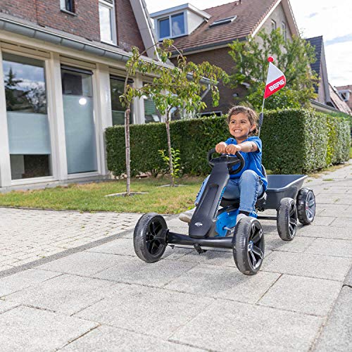 BERG Pedal Gokart Reppy Roadster con Caja de Sonido en el Volante| Coche de Pedales, Seguro y Estabilidad, Juguete para niños Adecuado para niños de 2,5 a 6 años