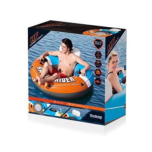 Bestway 43116 - Flotador Hinchable con Respaldo Rapid Rider 135 cm