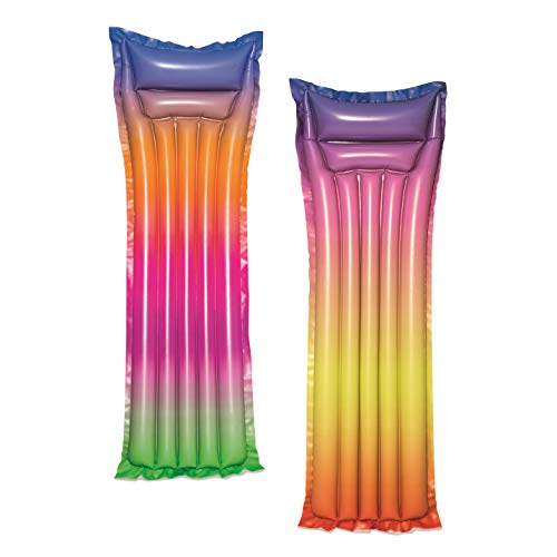 Bestway 44041 - Colchoneta Hinchable Arcoiris Colorido 183x69 cm