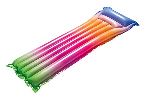 Bestway 44041 - Colchoneta Hinchable Arcoiris Colorido 183x69 cm