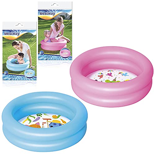 Bestway 51061 - Piscina Hinchable Infantil Kiddie 2-Anillos 61x15 cm , color/modelo surtido