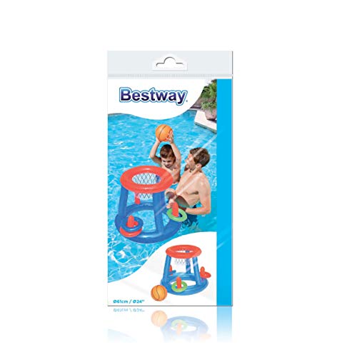 Bestway 52190 - Canasta Hinchable Baloncesto Game Center Ø61 cm