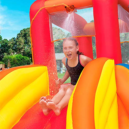 Bestway 53347 - Castillo Hinchable Acuático Splash Tower Mega Parque 366x337x241 cm