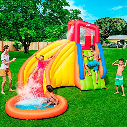 Bestway 53347 - Castillo Hinchable Acuático Splash Tower Mega Parque 366x337x241 cm