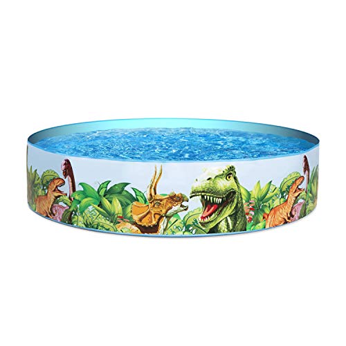 BESTWAY 55022 - Piscina Infantil Fill N' Fun Dinosaurios 183x38 cm