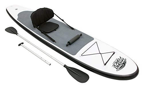 Bestway 65054 - Tabla Paddle Surf Bestway WaveEdge SUP & Kayak (310 x 68 x 10 cm) - Remo de aluminio, asiento ajustable, bolsa de transporte e inflador