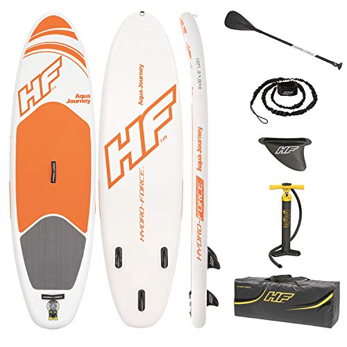 Bestway 65302 - Tabla Paddle Surf Hinchable Hydro-Force Aqua Journey 274x76x12 cm Con Bomba y Bolsa de Viaje