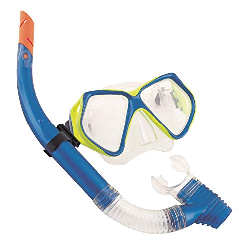 Bestway 8321175 Juego Snorkel Gafas, Tubo y Válvula Mayores 14 Años, Multicolor