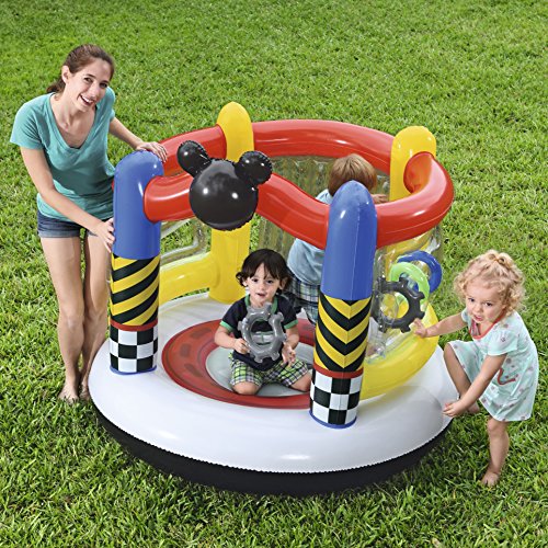 Bestway 91075 - Castillo Hinchable Mickey and the Roadster Racers Boppin