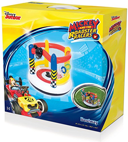 Bestway 91075 - Castillo Hinchable Mickey and the Roadster Racers Boppin