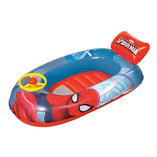 Bestway 98009 - Barca Hinchable Infantil Spiderman 112x71