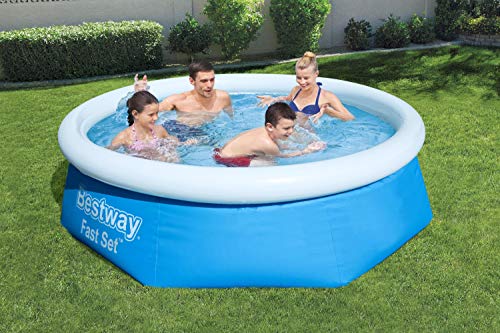 Bestway Fast Pool Set 244x66 cm, mit Filterpumpe Piscina (244 x 66 cm, con Bomba de Filtro), Azul